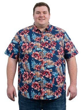 VANS Cotton Short Sleeve Button-Up Shirt. Size XXL